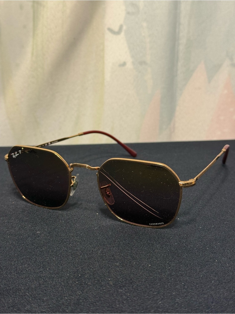 Ray-Ban Hexagonal Flat Lenses Sunglasses Polarized